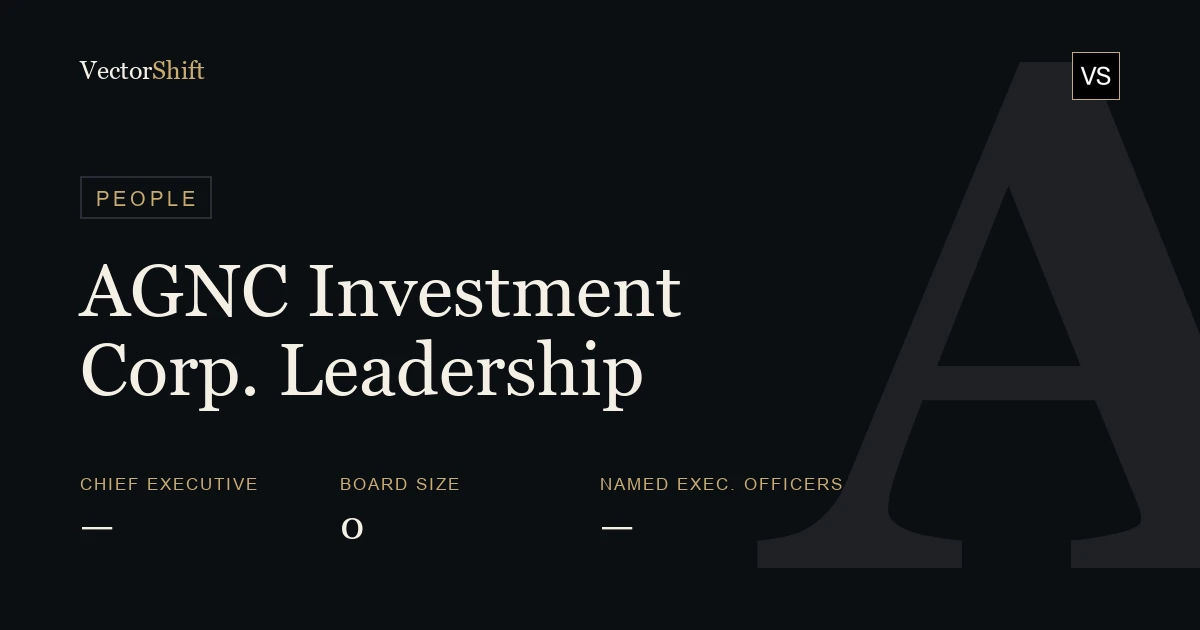AGNC Investment Corp. leadership & board