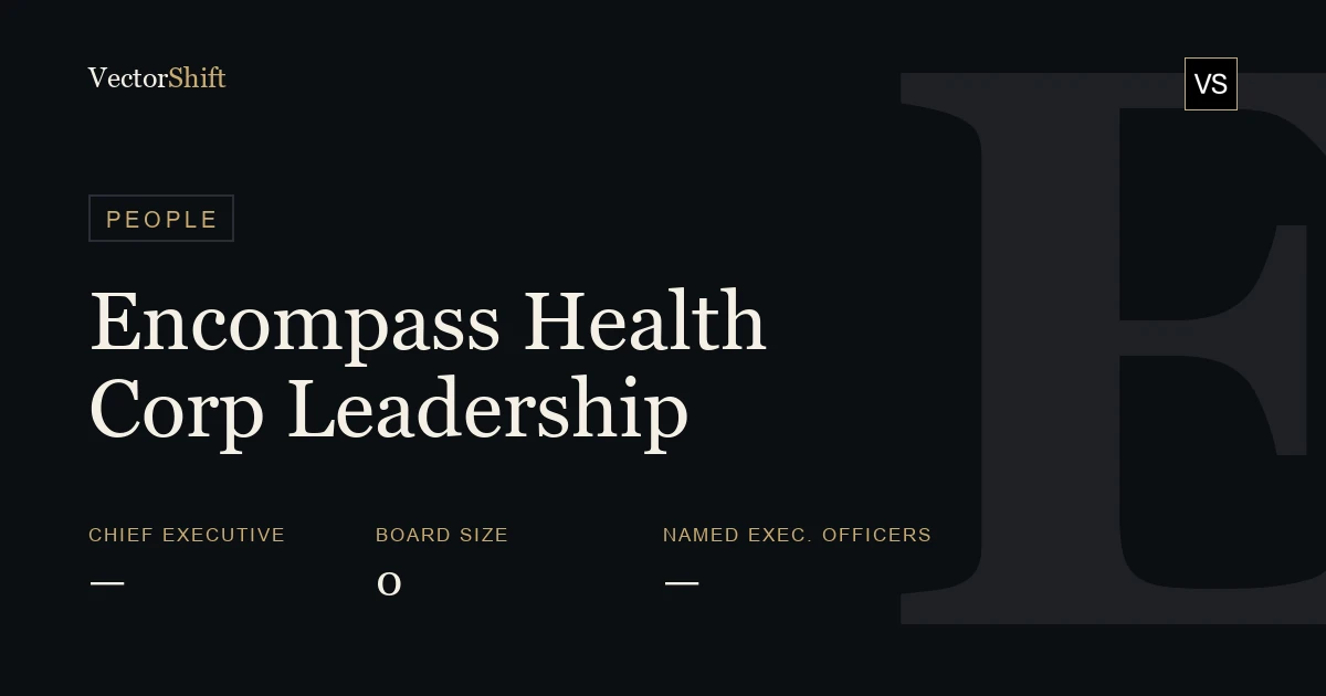 Encompass Health Corporation leadership & board