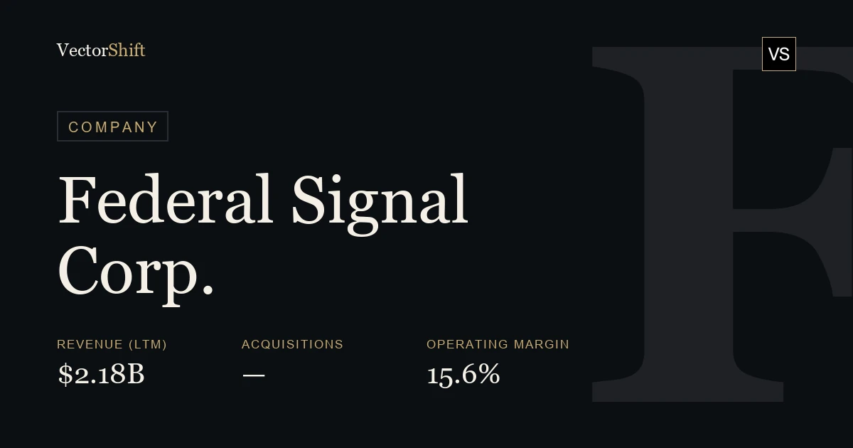 Federal Signal Corp.