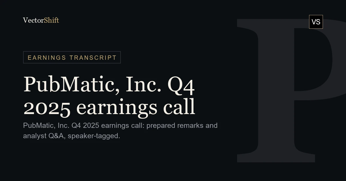 PubMatic, Inc. Q4 2025 earnings call