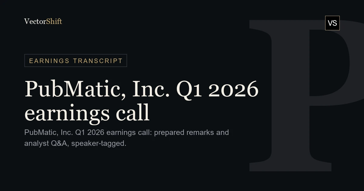 PubMatic, Inc. Q1 2026 earnings call
