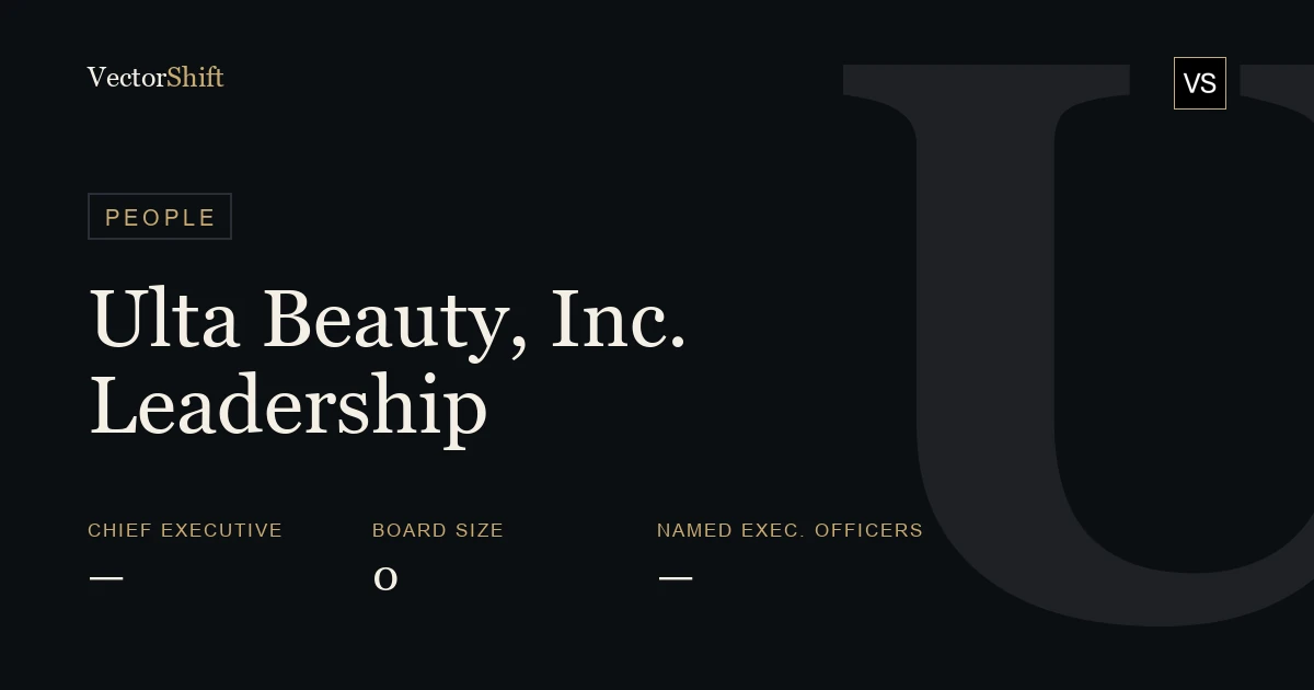 Ulta Beauty, Inc. leadership & board